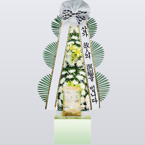 춘천 근조 쌀화환 10kg — 춘천꽃배달